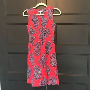 Lilly Pulitzer coral print dress